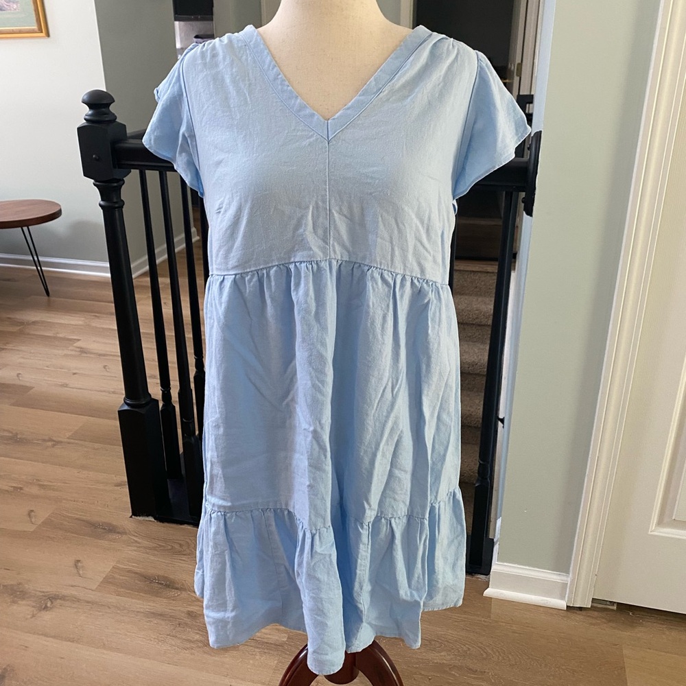 Isabel Maternity by Ingrid & Isabel Light Blue Dress